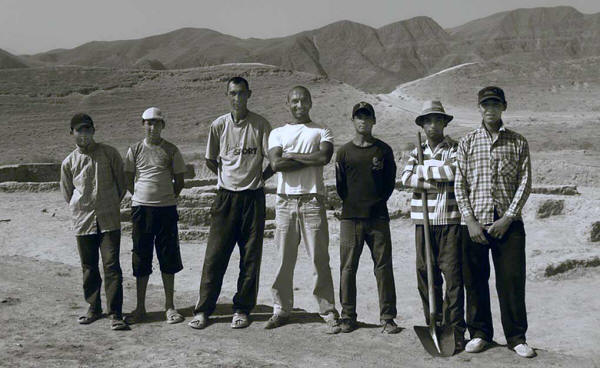 Fig. 9 - Excavations team