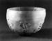 Bowl with mold-pressed decoration