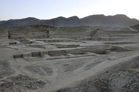 General view of the excavated area at the end of the 2010 season, from the north