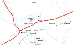 Damghan, Baq-Tepe Map