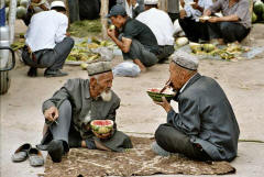 Kashgar livestock market: Taking a break