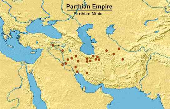 Parthian Mints (click on city)